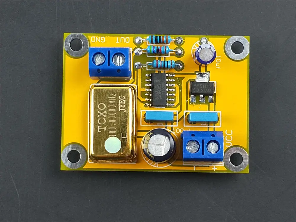 100 МГц Hi Fi TCXO 0 1 ч./мин сверхточные золотые активные часы DIP14 кристаллические