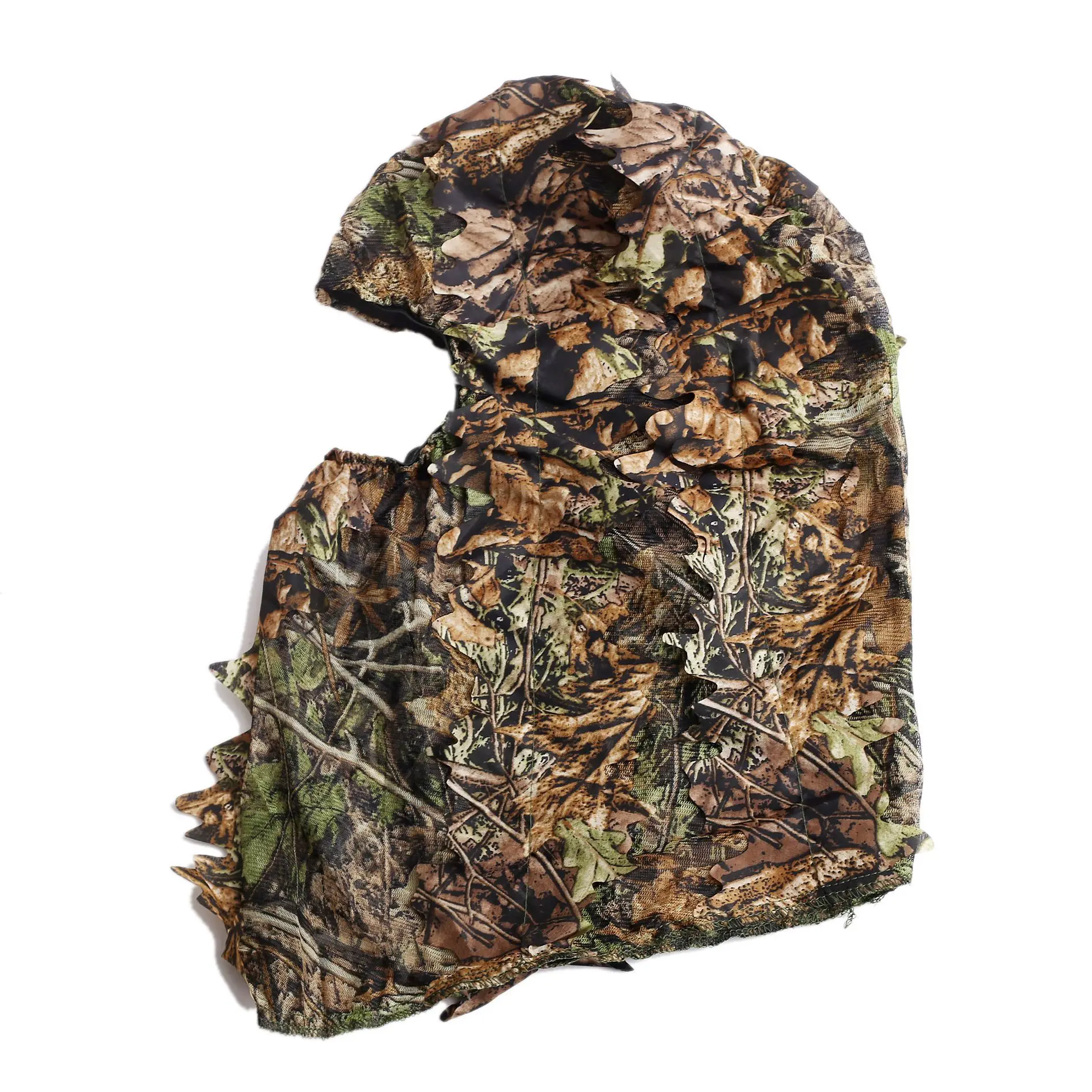 Camouflage hat outdoor mask tactical head gear hunting army fan leaf masked cap | Аксессуары для одежды
