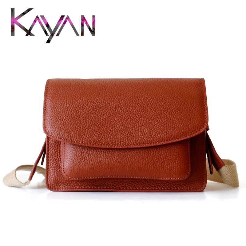 Простая Сумка через плечо из натуральной кожи с тиснением для женщин