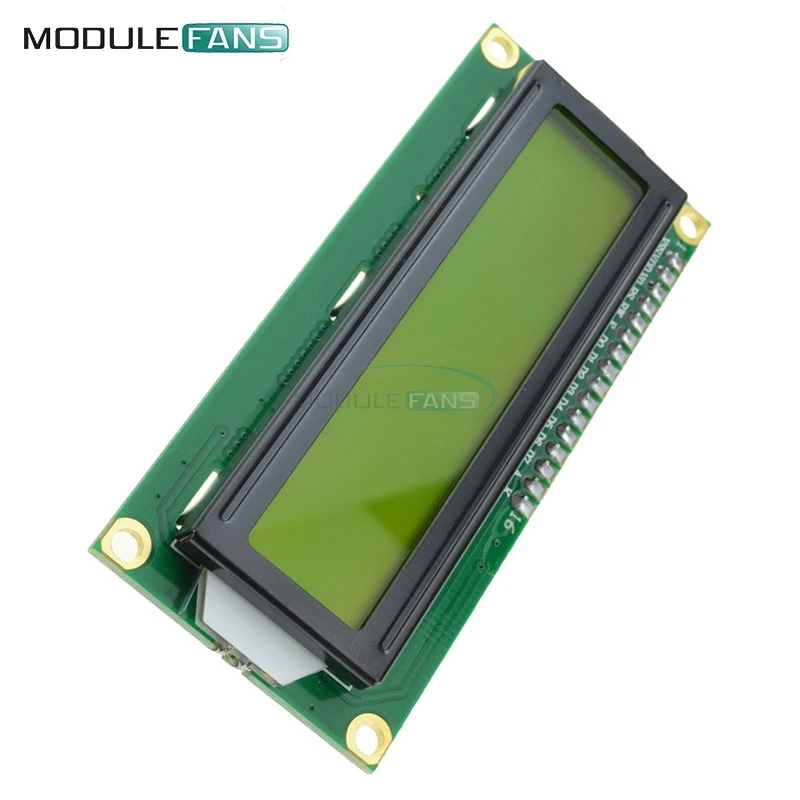 Желтый дисплей IIC I2C TWI последовательный интерфейс SPI 1602 16X2 жк модуль для Arduino Control