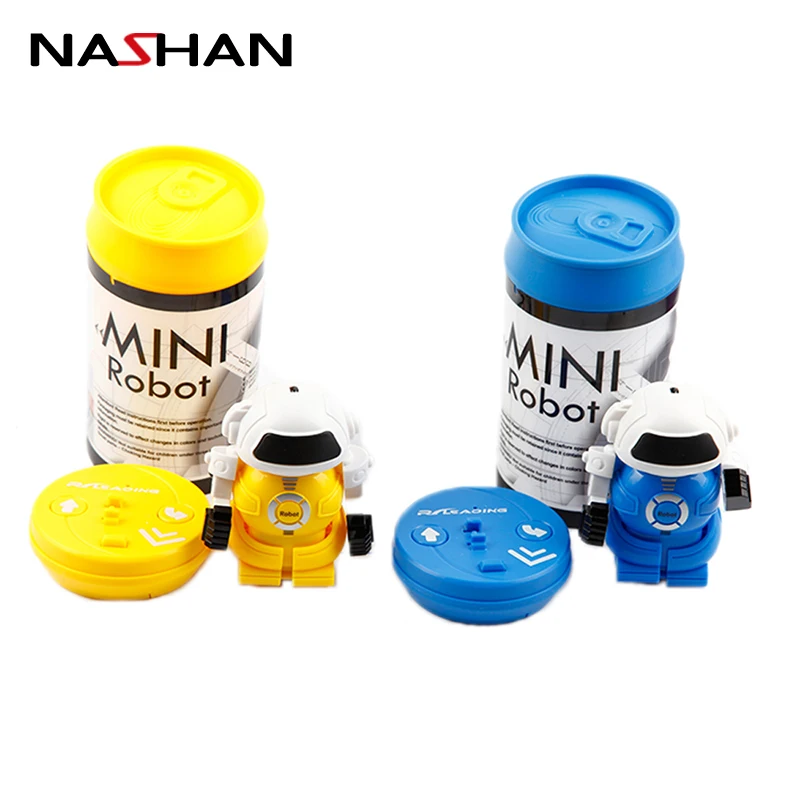 Nashan Новый мультфильм Мини RC модель робот игрушка DIY Управление раннее