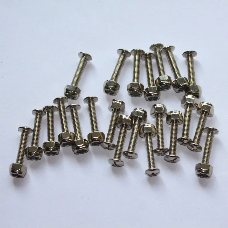 22 Винта и Гайки для 5/" стержень игрока Foosball Table Part Man запасные части Футбол, настольные аксессуары - Цвет: Цвет: желтый
