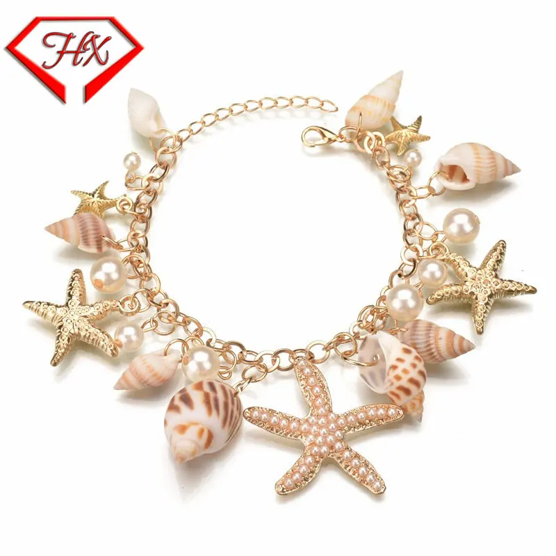 Европа и Соединенные Штаты высокая звезда модные женские браслеты морская