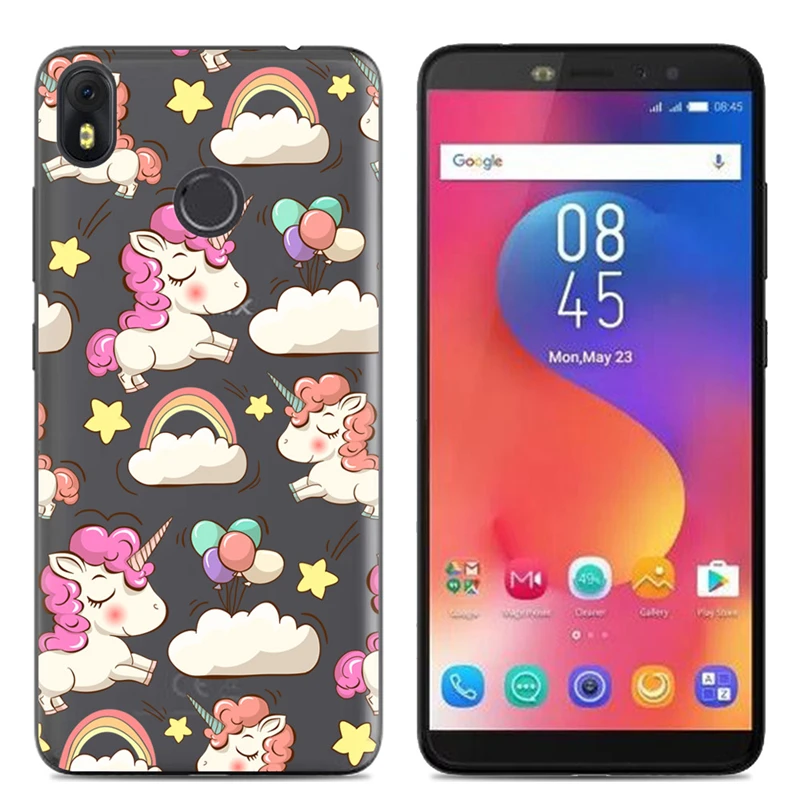 Phone Case For Infinix Hot S3 X573 Cute Cartoon High Quality Painted TPU Soft Silicone Cover Shell |