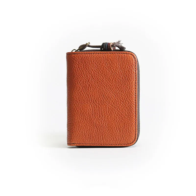 LEACOOL мужской кошелек из натуральной кожи с держателем для карт короткий кошельки