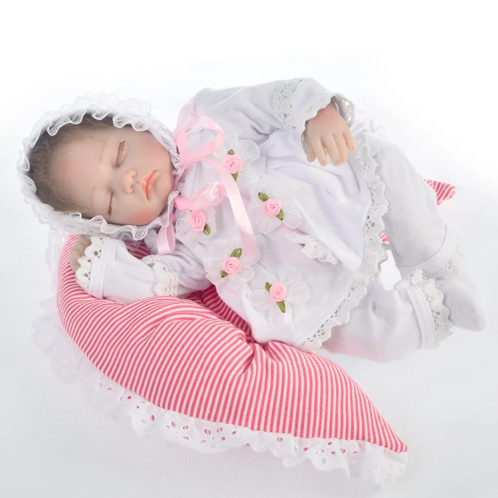 42 см Мягкая кукла из силикона Reborn Baby Кукла реборн игрушки моделирования винил