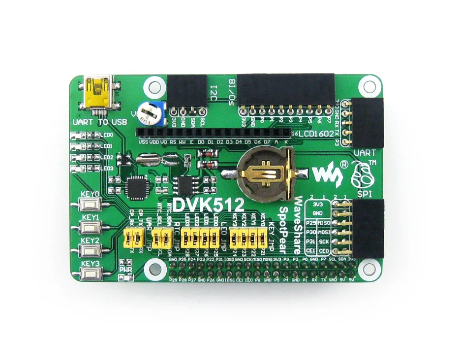 Waveshare DVK512 Raspberry Pi Expansion Development Board Supports with 3B/ 2B / B+ A+ various interfaces | Компьютеры и офис