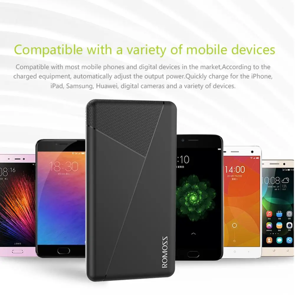 ROMOSS PIE20 PRO 20000 мАч Мобильный Внешний аккумулятор QC3.0 PD3.0 для iPhone8 внешний Type c