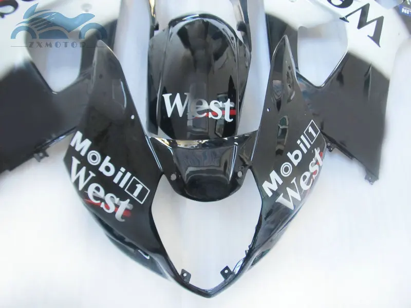 Custom full Fairing kits for Suzuki K3 K4 GSXR 1000 2003 2004 motorcycle sport ABS fairings kit GSXR 1000 03 04 black west BD12
