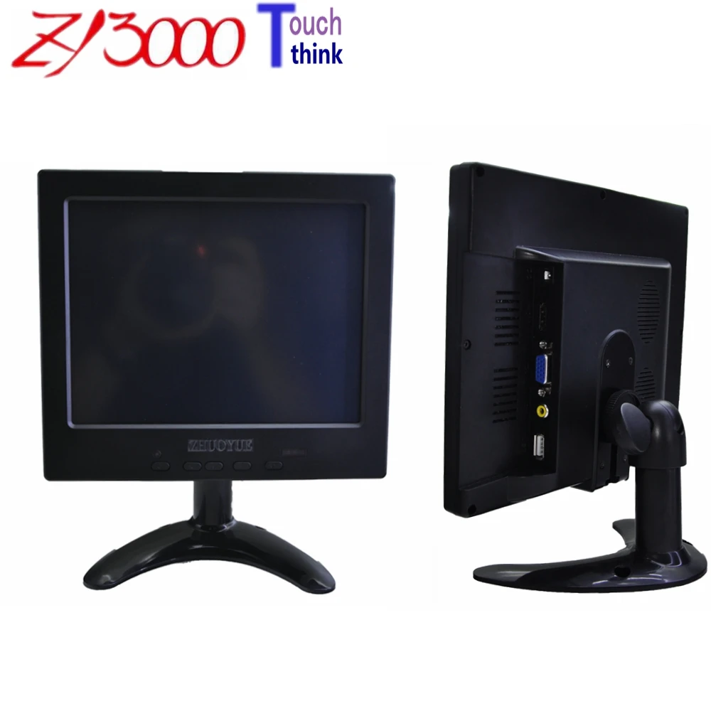 

Гарантия 1 год, новый в наличии, 8 дюймов, 4:3, 800*600 led, 1 * VGA, 1 * HDMI, 1 * AV, вход 12 В, 4 провода, usb, резистивный сенсорный экран, монитор для автомобиля
