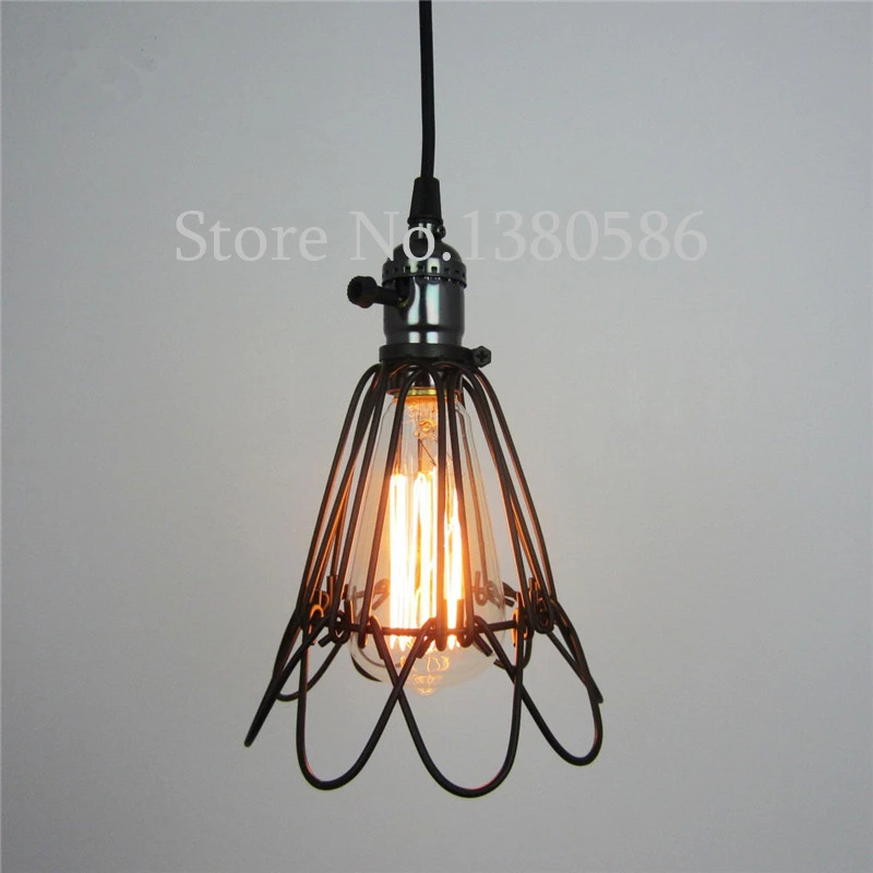 Винтаж промышленный подвесной светильник в стиле ретро Эдисон E27 держатель