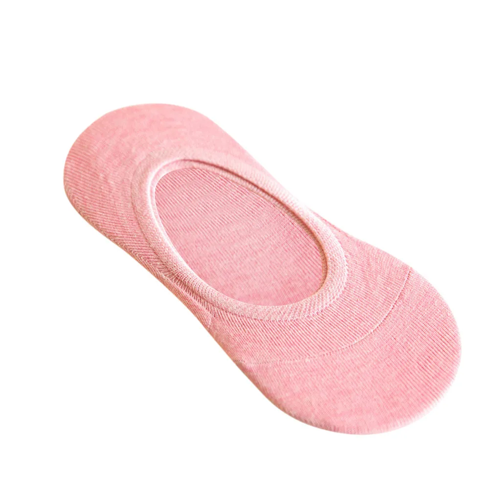 Сезон весна-лето невидимые носки яркие цвета силиконовые Нескользящие