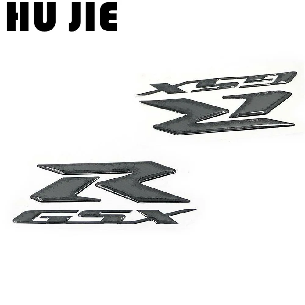 Мотоцикл 3D логотипы углеродное волокно эмблемы наклейки для Suzuki GSXR GSX R 150 250 300 600 750