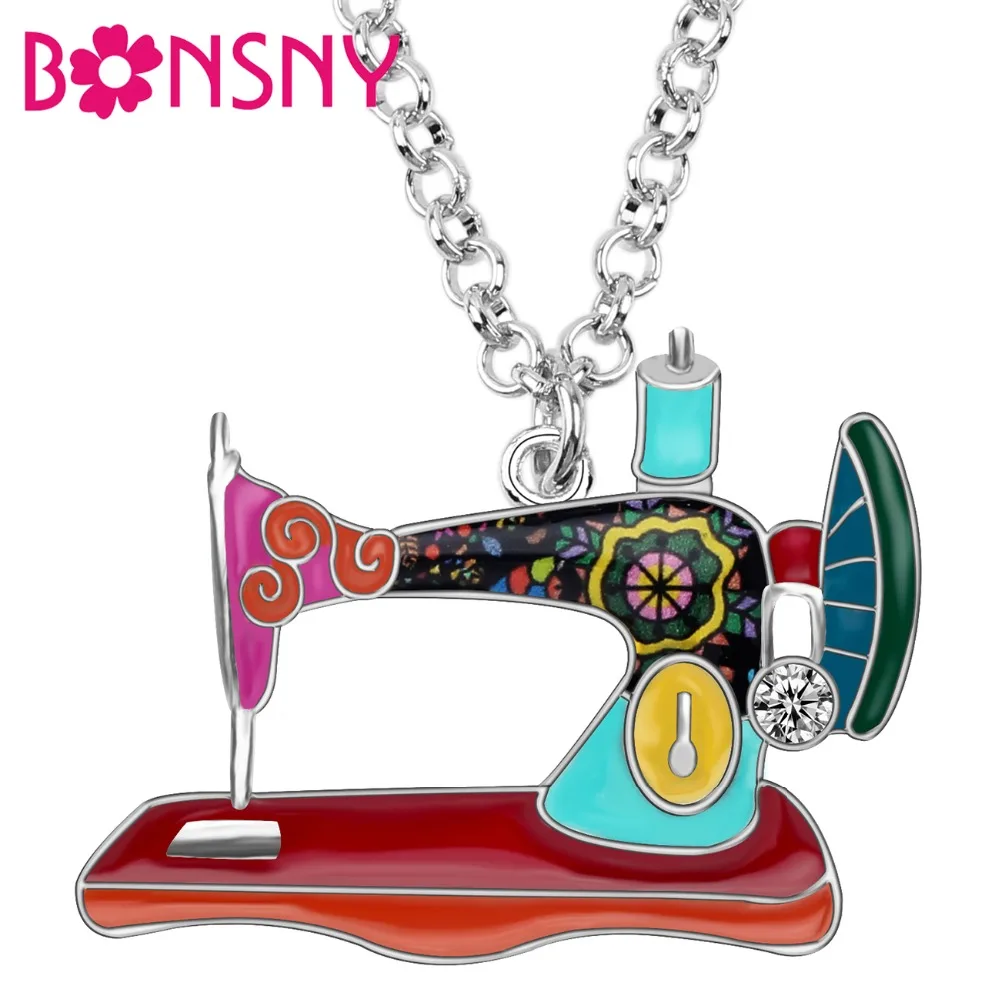 Женское ожерелье с подвеской Bonsny винтажное кулоном в форме машины|Ожерелья