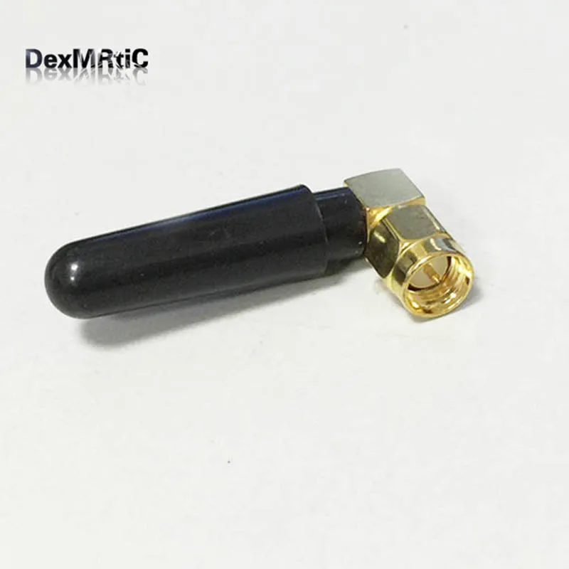 10pc 2.4Ghz Antenna 2dbi WIFI aerial Bluetooth Zigbee Module SMA Male Right Angle wholesale price modem external antenna