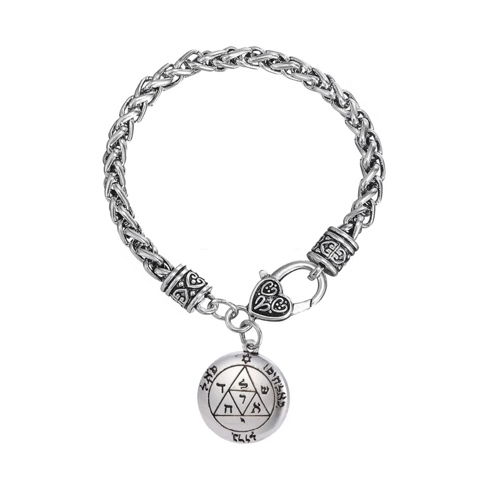 Винтажный браслет для мужчин женщин и с пентаграммой Марса ключом Соломона