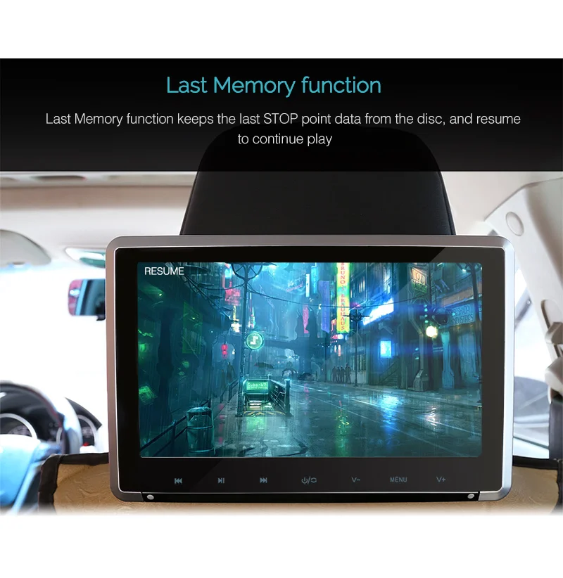 Тыква 2 шт./лот 10 1 ''Автомобильный подголовник dvd-плеер USB/SD/HDMI/IR/FM HD цифровой TFT