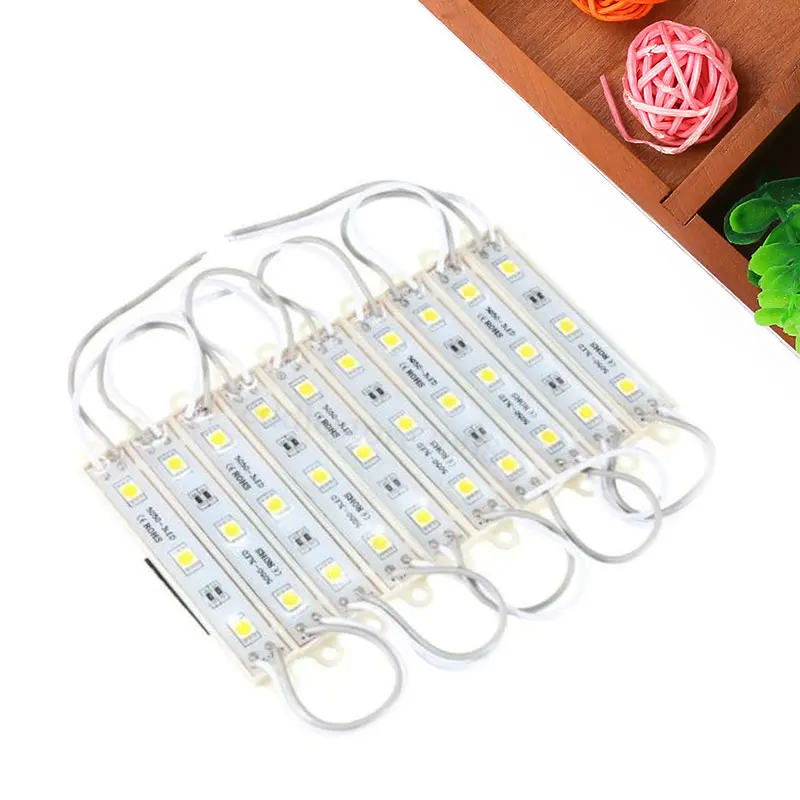 5050 SMD 3 светодиодный модуль светодиоды полосы света водонепроницаемый яркий DC 12 V