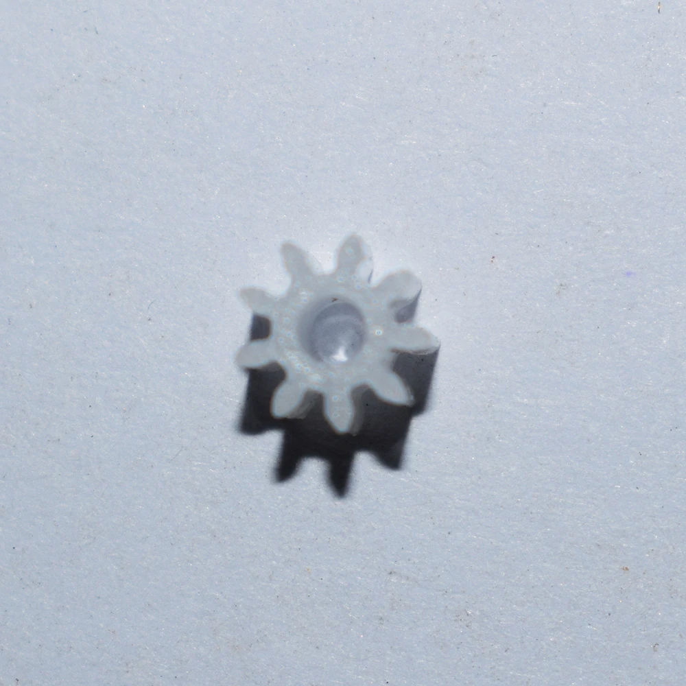 Пластиковая шестерня 9 зубьев 2 мм отверстия 10/100 шт.|plastic gears|plastic gear teethgears diy |