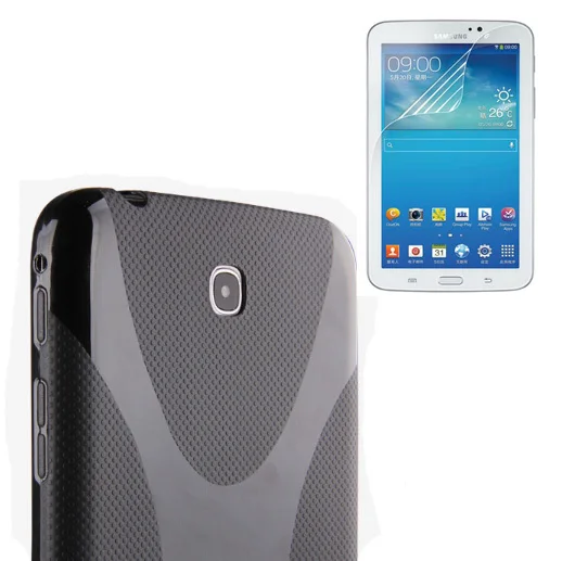 1x Экран протектор X Line Мягкий силиконовой резины TPU гелевый Чехол чехол для Samsung