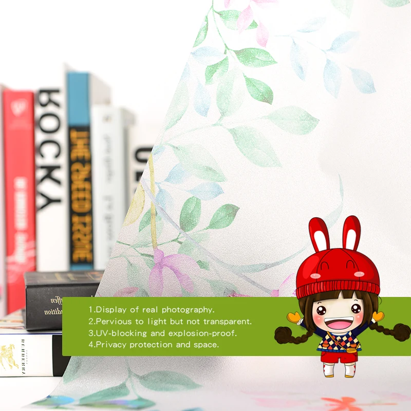 Бесплатная доставка на заказ статическая пленка для окна матовая непрозрачная