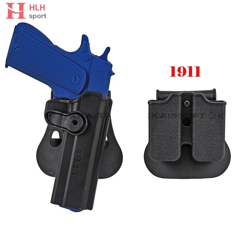 Тактическая Кобура Журнала Colt 1911 полимерное удержание Roto кобура и журнал для CQC IMI