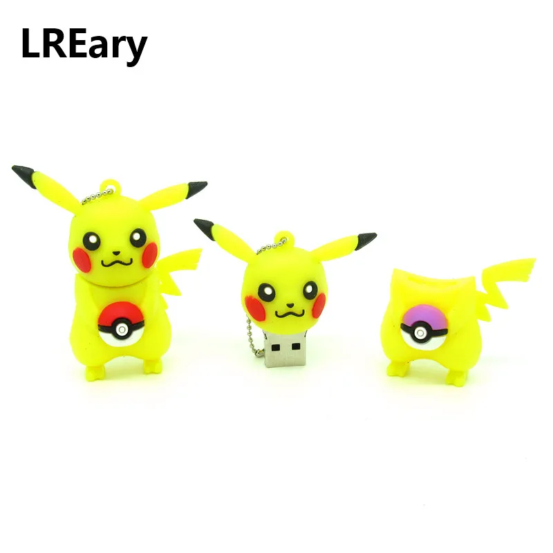 Новый флэш-накопитель usb memory stick Pikachu hold Pokeball Ручка drive personalizado 4 ГБ 8 16 32 pendrive mini gift |