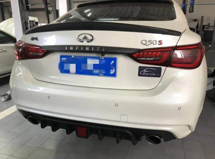 Задний спойлер для нового Infiniti Q50 Q50S 2018 2019 высококачественный диффузор из