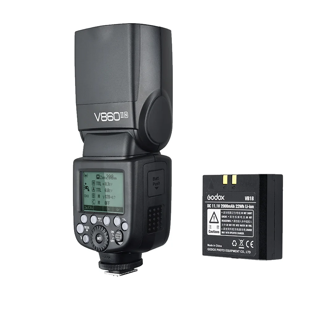 Свободная яркость или яркость! 3 * Godox V860II N i TTL 2 4G Li Ion Flash Speedlite + X1T Trigger для Nikon с