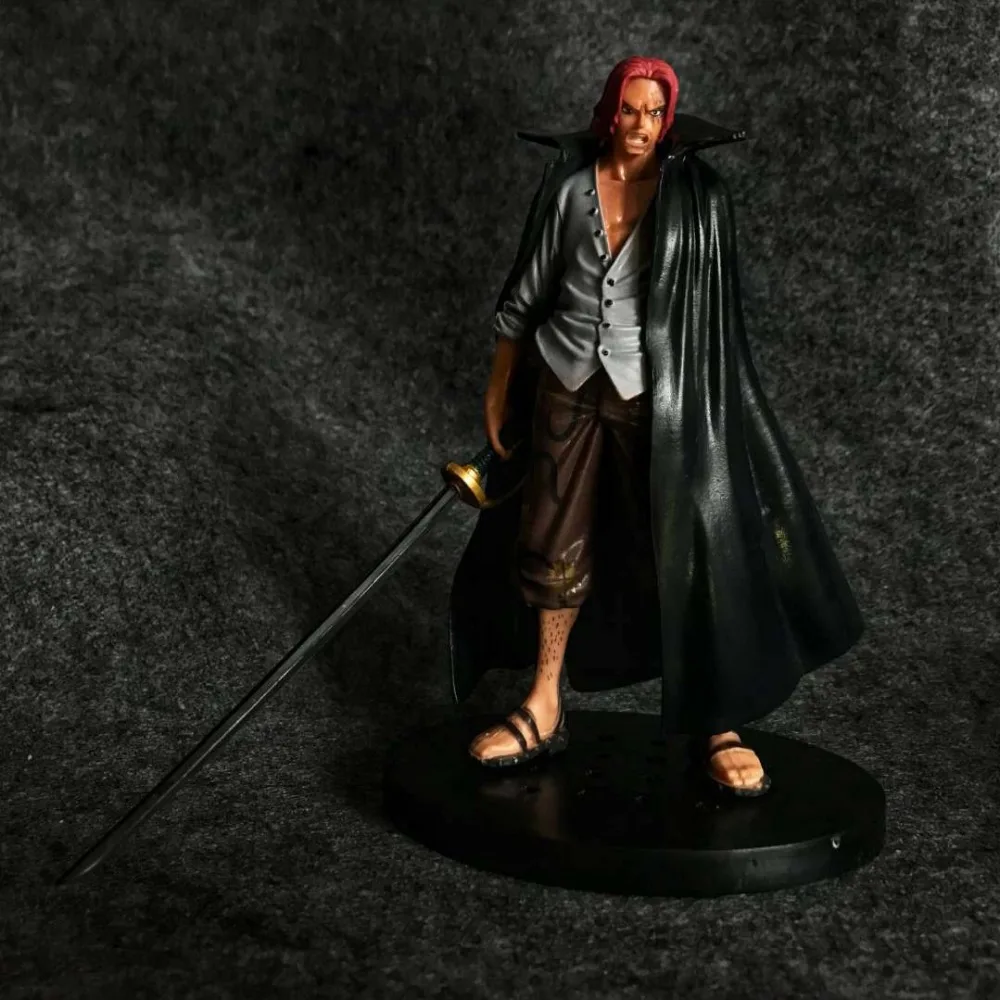 New hot sale DX ONE PIECE Red Hair Pirates Shanks 18CM PVC gift for children free shipping | Игрушки и хобби