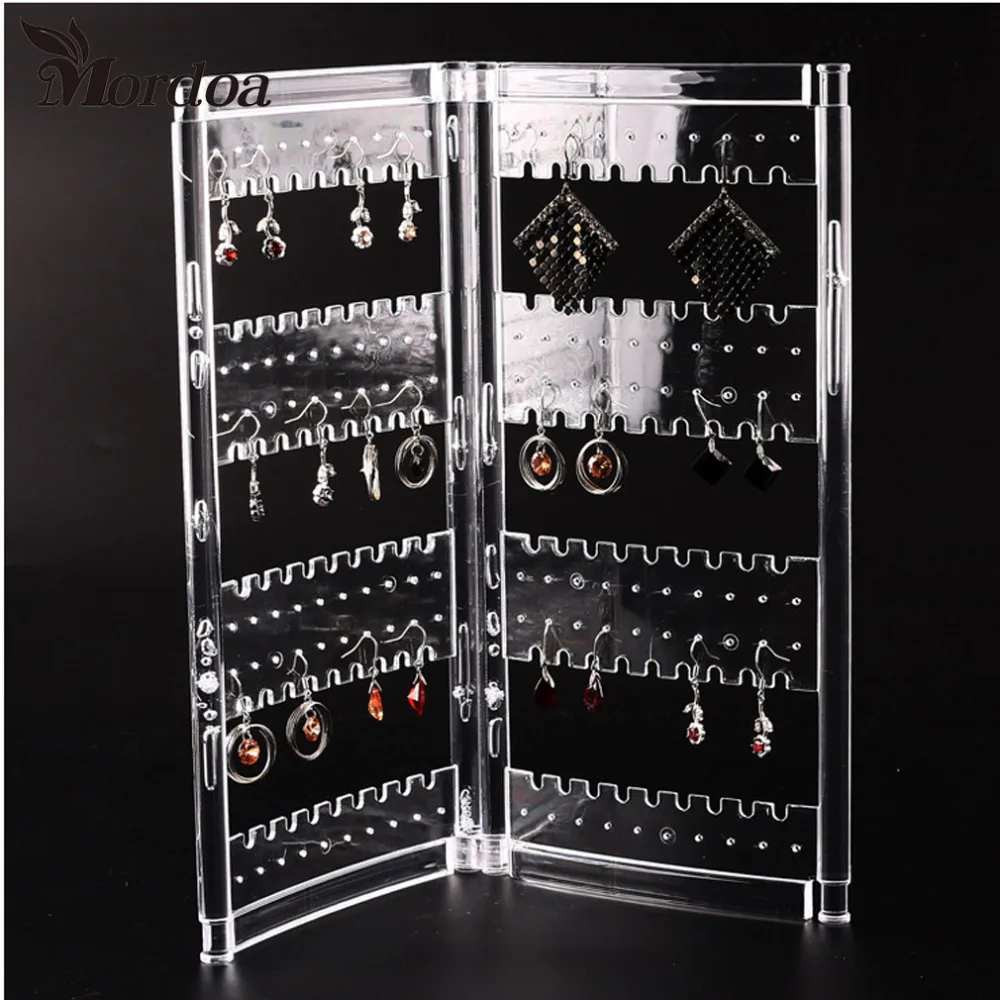 Новинка 2016 креативные серьги с кристаллами и 2 дверями подставка для