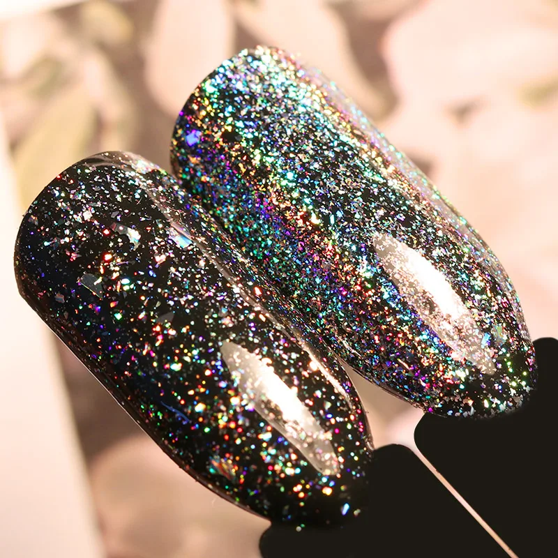 BORN PRETTY 1 коробка 0,2 г Galaxy голографические хлопья Bling Блестки для лазерного маникюра голографический блестящий порошок блестка