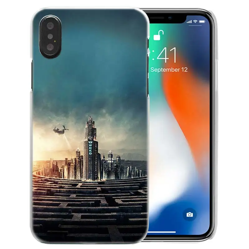 04 Чехол Maze Runner для iPhone XS Max XR X 10 7 8 6 6 S Plus 5s SE 5 4s 4 5C прозрачный жесткий пластик чехол для телефона оболочка пленка - Цвет: 04