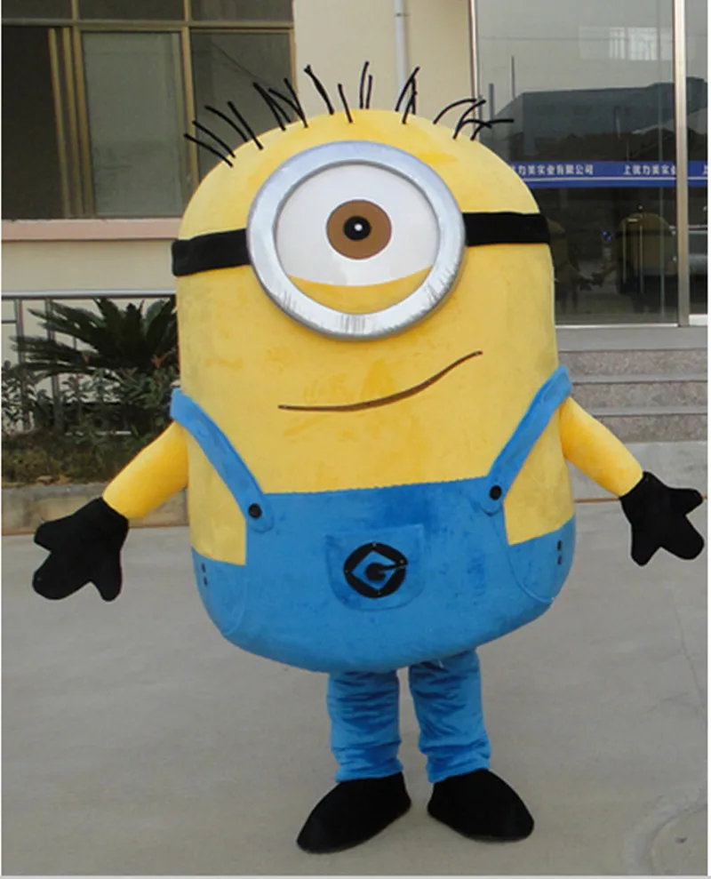 Косплей костюм Миньона для взрослых 2014|mascot costume|character costumesminion mascot costume adult |