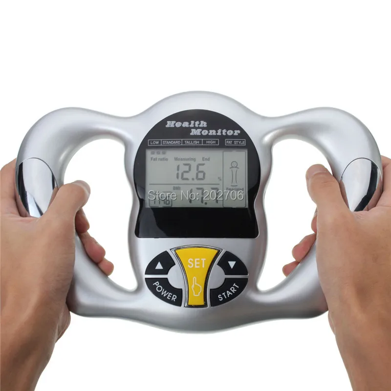 

New Arrival Mini Digital LCD Portable Digital Handheld Body Mass Index BMI Meter Health Fat Analyzer Monitor