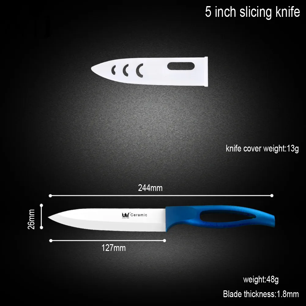 Керамический нож 3 дюймовый для очистки овощей 5 Дюймовый Нож нарезки Один острый