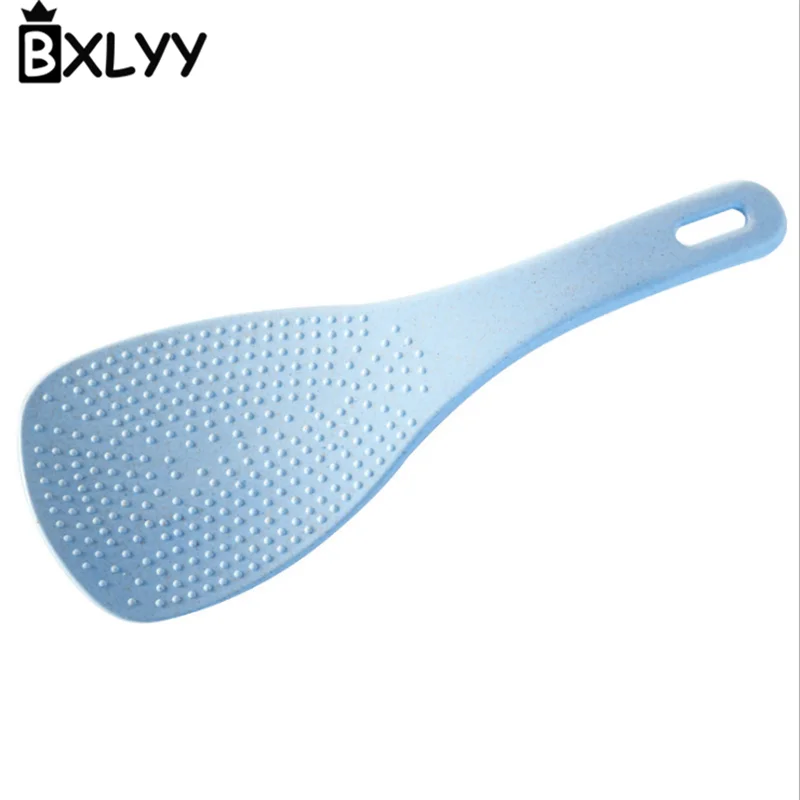 BXLYY Горячая 1 шт Пшеничная солома рисовая Ложка Ручка рисоварка Лопата кухонные