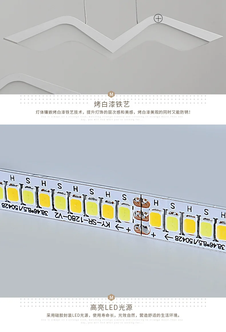 Современный декор DIY Led люстра светильник ing белая Чайка Led люстры подвесной светильник для столовой кухонный светильник