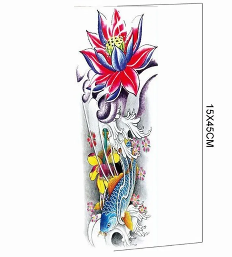 Детские тату наклейки новые большие водонепроницаемые на всю руку ноги