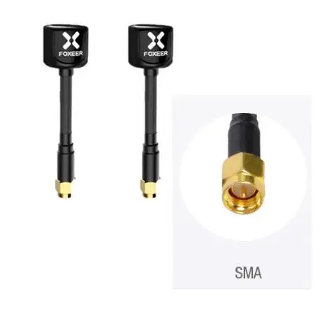 Foxeer 5,8 Г 3dBi TX RX RHCP круговой поляризационные Omni FPV телевизионные антенны SMA RP-SMA гриб телевизионные антенны - Цвет: Black SMA