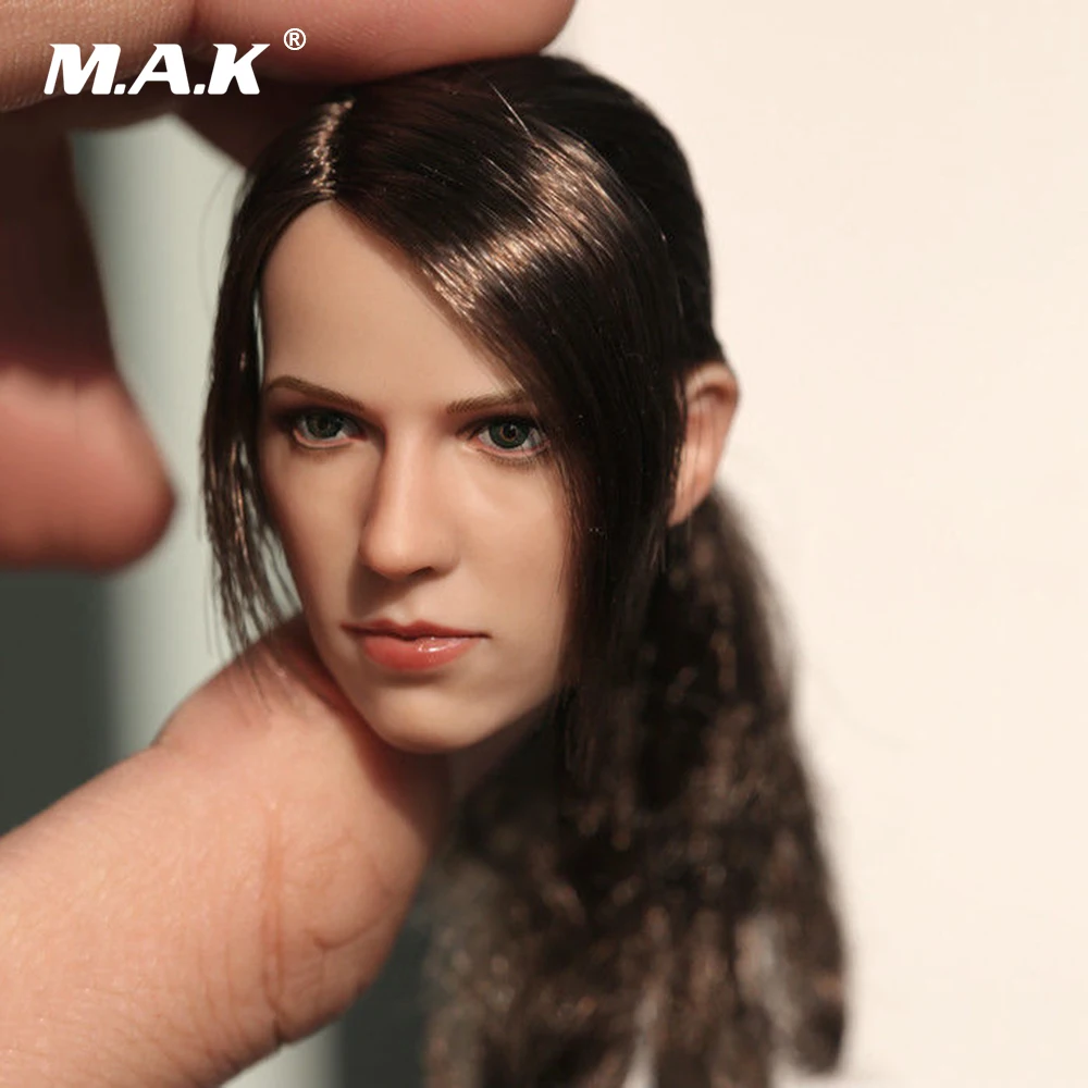 Масштаб 1:6 Красивая Европейская женская голова принадлежности снайперская