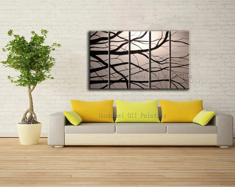 Современный дизайн высокое качество абстрактная живопись маслом на холсте
