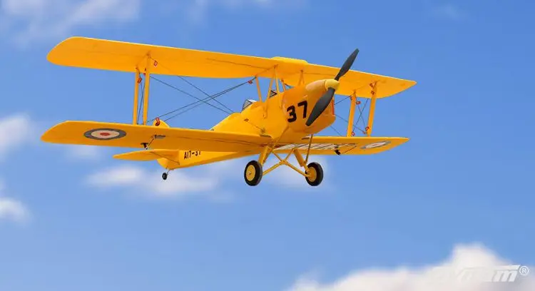 Dynam Tiger moth Тигр Dynam 1.27 м пены Модель Самолеты Крылья