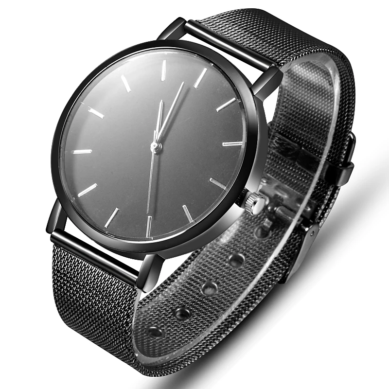 Часы женские из розового золота 2020 пробы с сетчатым браслетом|Женские наручные