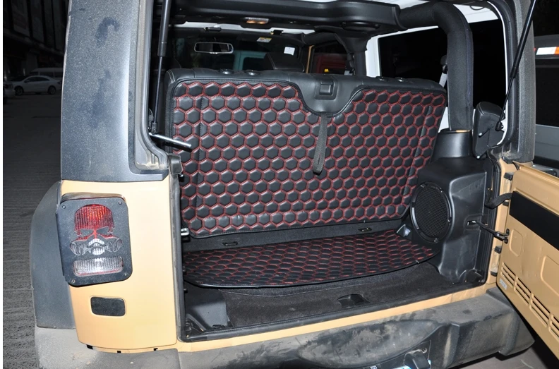 Высокое качество! Специальные автомобильные коврики для багажника Jeep Wrangler 2