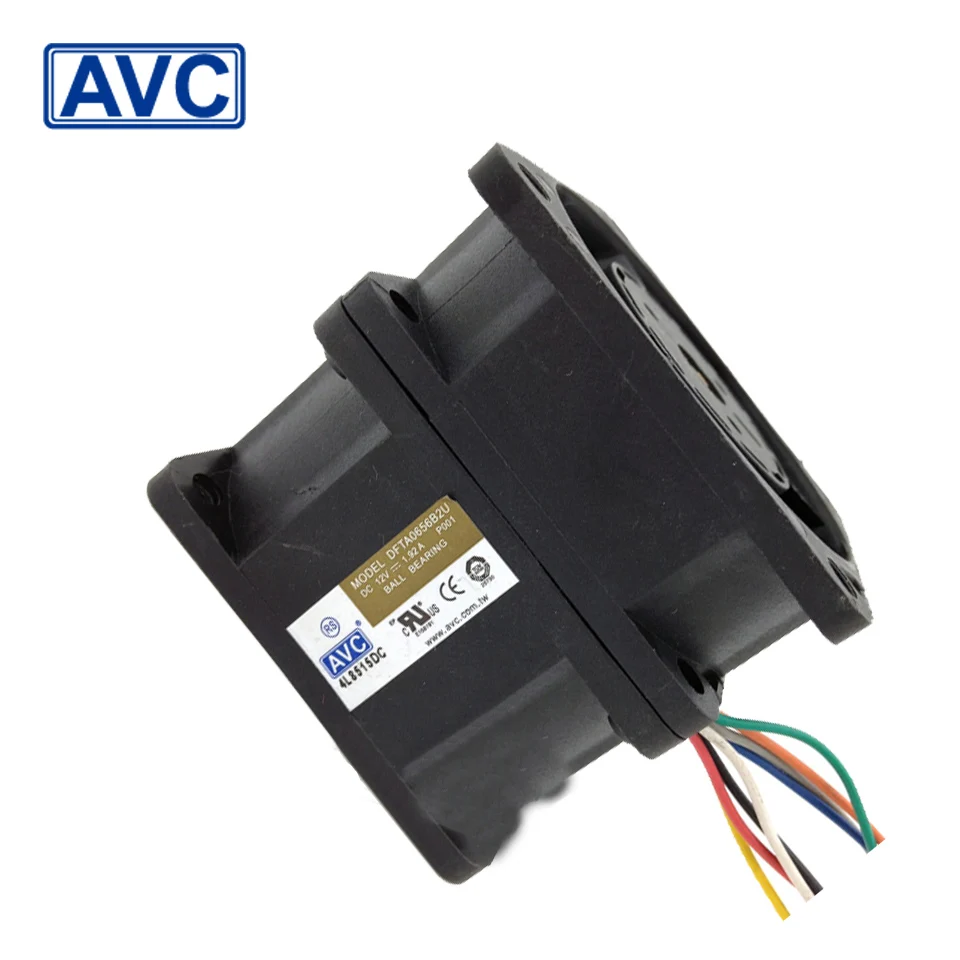 AVC Новый 6056 6 см 60 мм двойной двигатель автомобильный бустер с сильным охлаждением