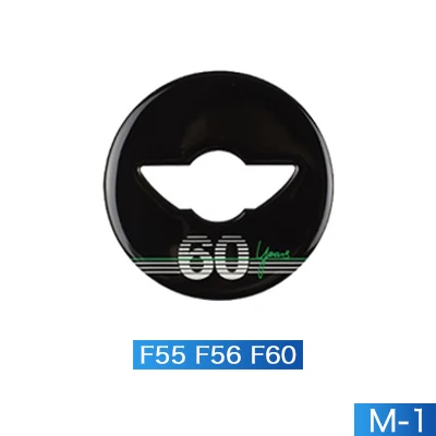 60th Юбилей для Mini Cooper F55 F56 F60 R61 R56 аксессуары F56 мини F60 F54 R60 для F60 Countryman R60 R61 F56 R61 Стикеры - Название цвета: M1-F55 F56 F60