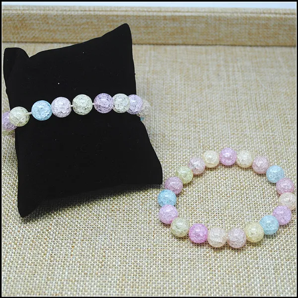 Браслеты женские с белыми кристаллами в виде трещин модные ювелирные украшения