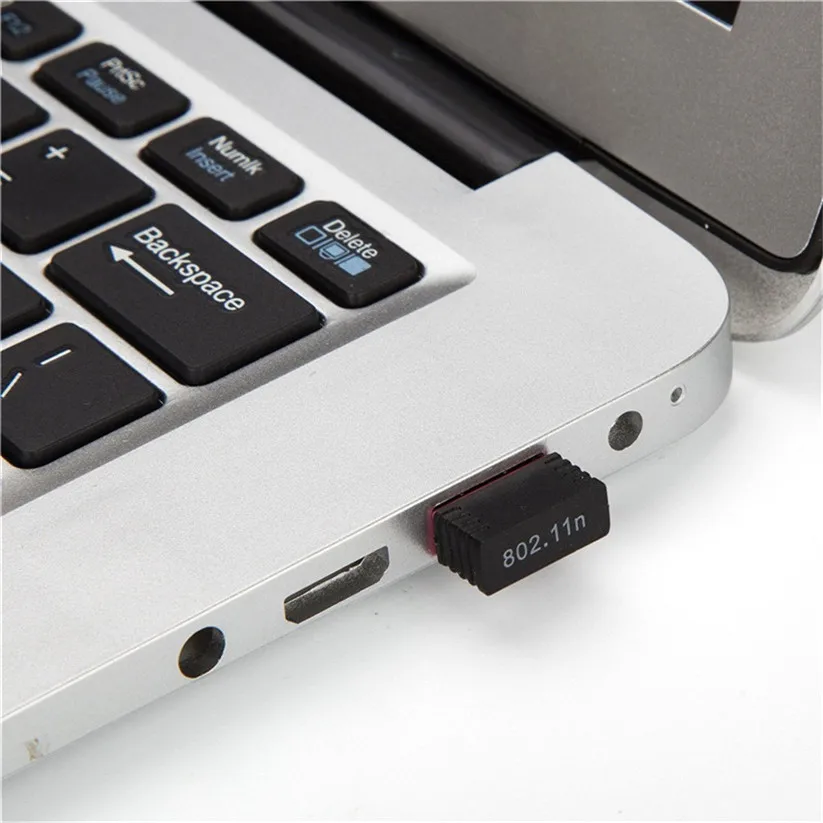 Сетевые карты Mini USB 2 0 802.11n 150 Мбит/с Wifi сетевой адаптер для Windows Linux PC 15td1220 Прямая