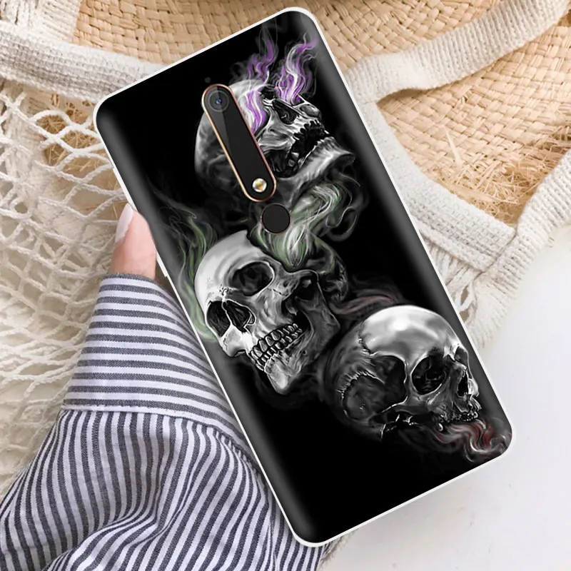 5 дюймов для Nokia 6 2018 прозрачный ТПУ телефон Мягкий силиконовый чехол TA-1054